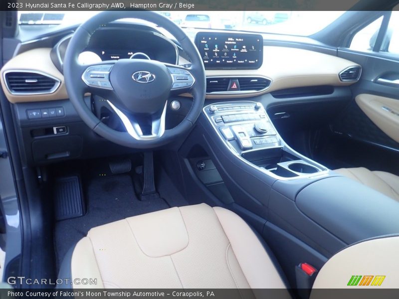 2023 Santa Fe Calligraphy AWD Beige Interior