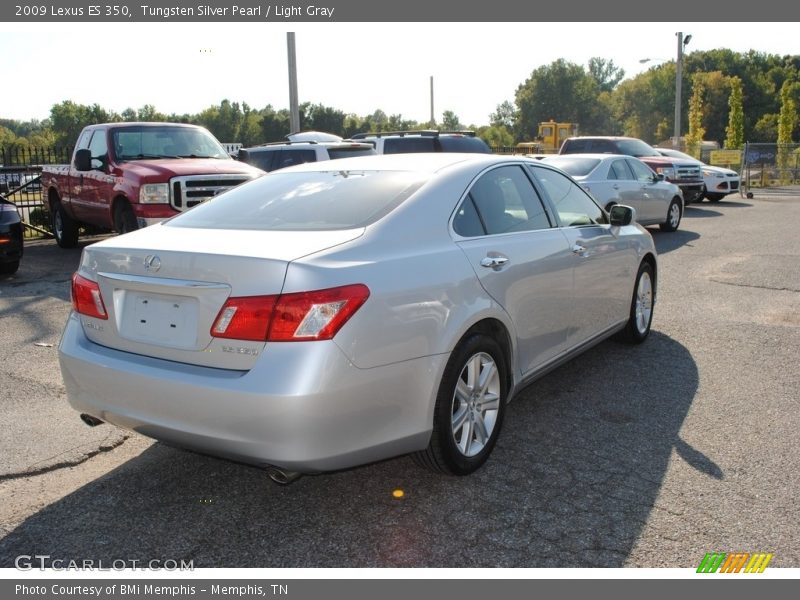 Tungsten Silver Pearl / Light Gray 2009 Lexus ES 350