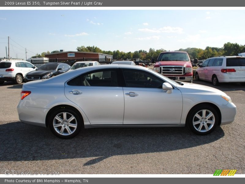 Tungsten Silver Pearl / Light Gray 2009 Lexus ES 350