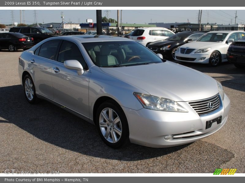 Tungsten Silver Pearl / Light Gray 2009 Lexus ES 350