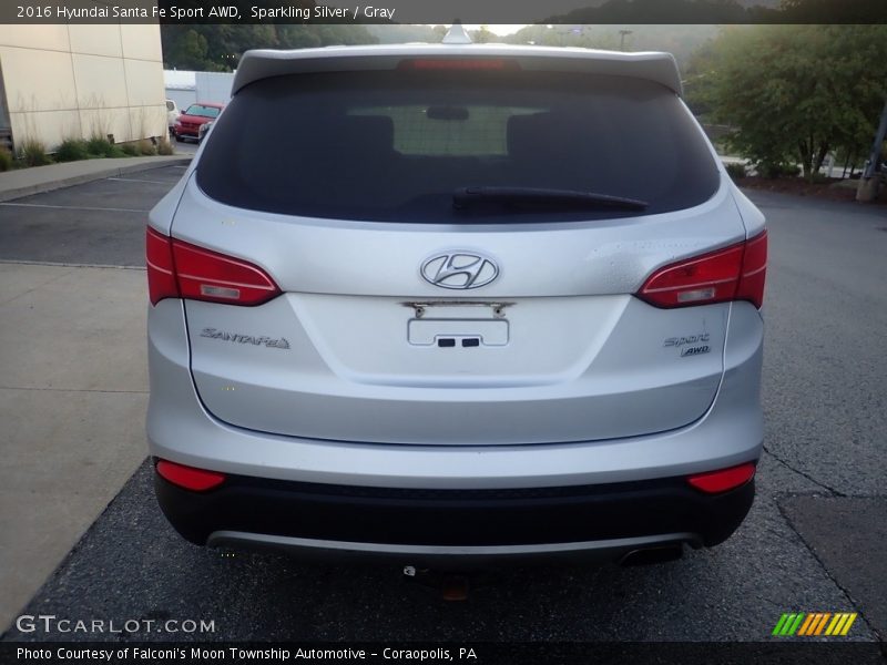 Sparkling Silver / Gray 2016 Hyundai Santa Fe Sport AWD