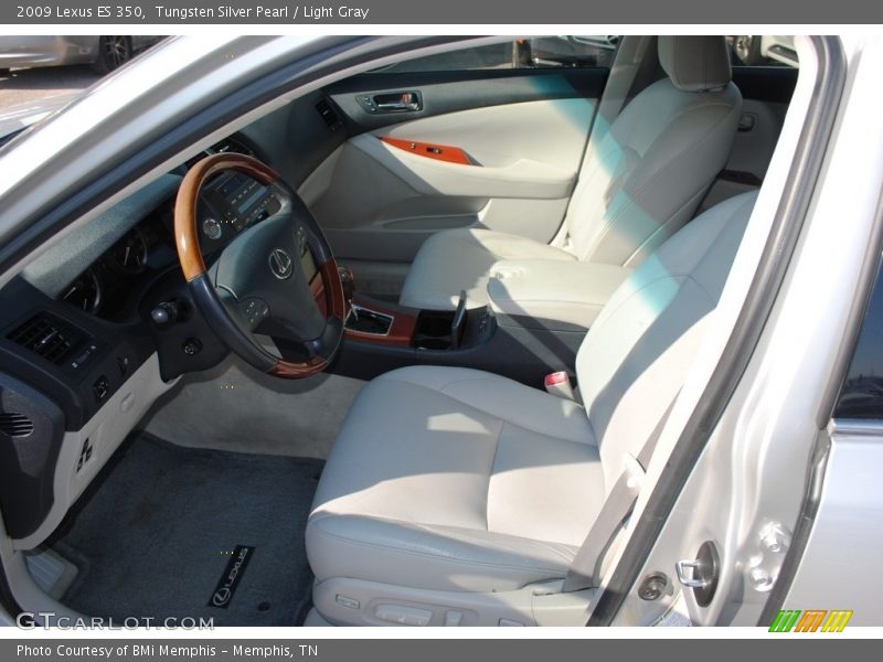 Tungsten Silver Pearl / Light Gray 2009 Lexus ES 350