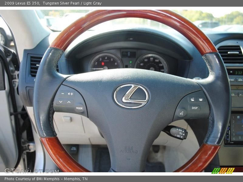 Tungsten Silver Pearl / Light Gray 2009 Lexus ES 350