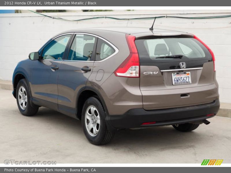 Urban Titanium Metallic / Black 2012 Honda CR-V LX