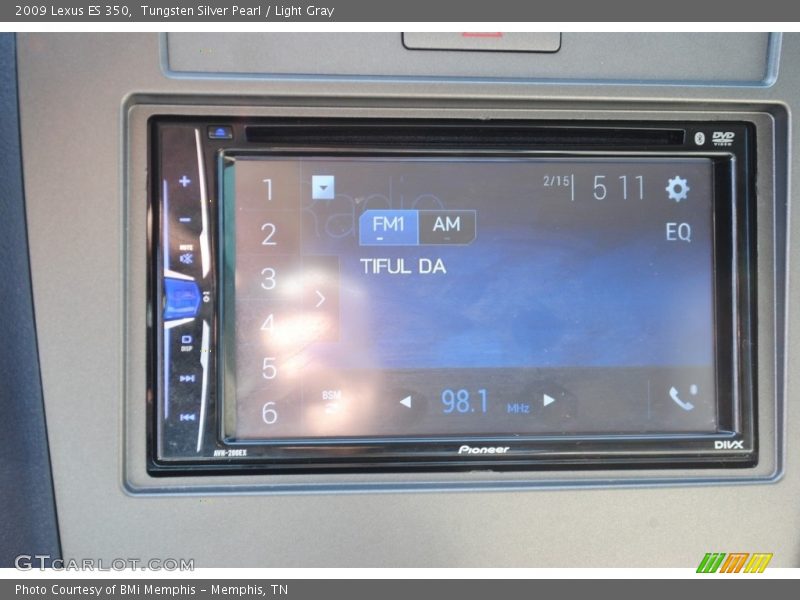 Tungsten Silver Pearl / Light Gray 2009 Lexus ES 350