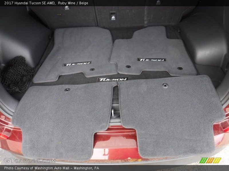 Ruby Wine / Beige 2017 Hyundai Tucson SE AWD