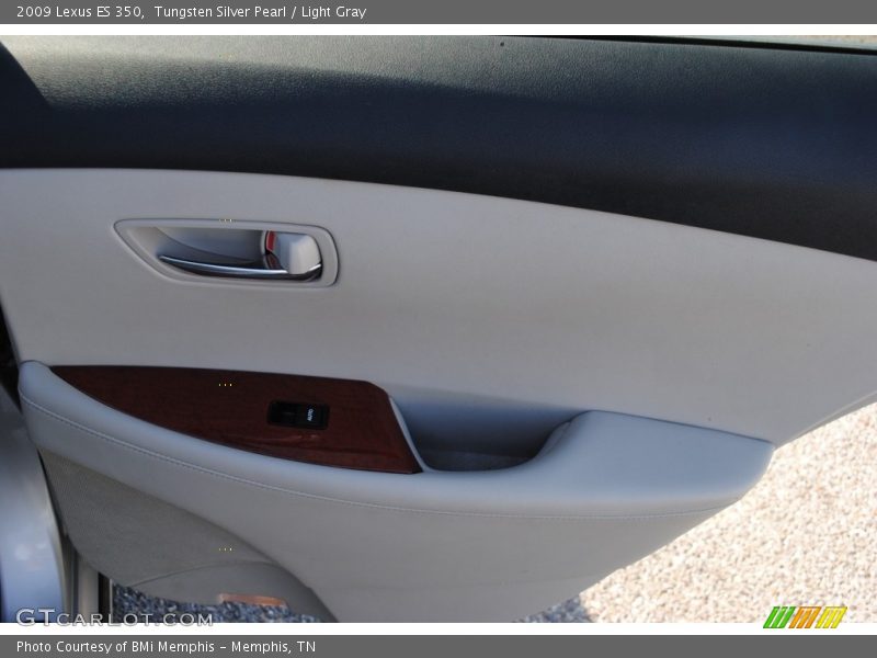 Tungsten Silver Pearl / Light Gray 2009 Lexus ES 350