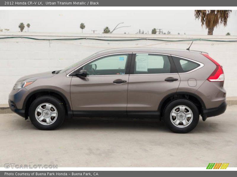 Urban Titanium Metallic / Black 2012 Honda CR-V LX
