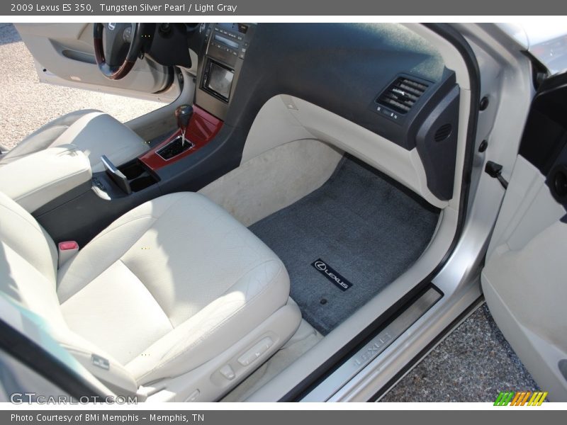 Tungsten Silver Pearl / Light Gray 2009 Lexus ES 350