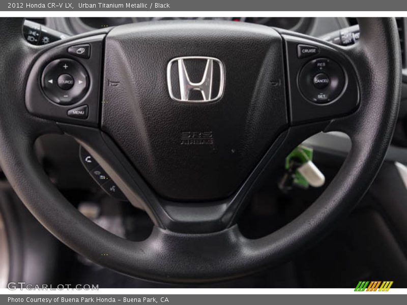 Urban Titanium Metallic / Black 2012 Honda CR-V LX