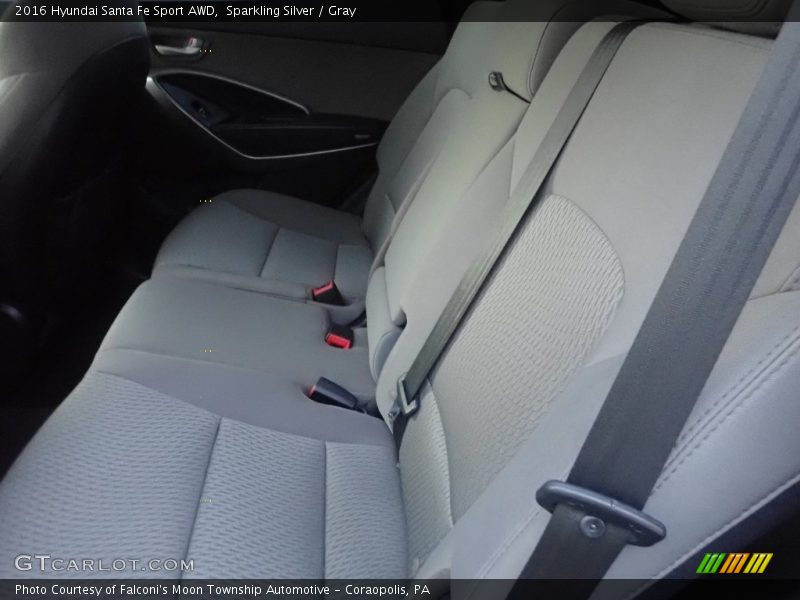 Sparkling Silver / Gray 2016 Hyundai Santa Fe Sport AWD