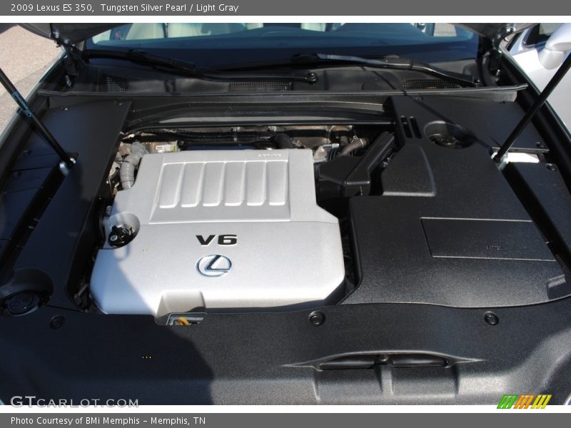 Tungsten Silver Pearl / Light Gray 2009 Lexus ES 350