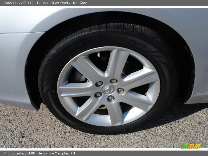 Tungsten Silver Pearl / Light Gray 2009 Lexus ES 350