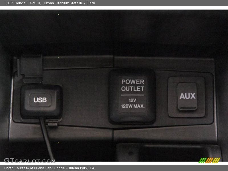 Urban Titanium Metallic / Black 2012 Honda CR-V LX