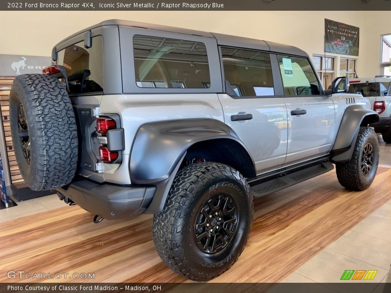  2022 Bronco Raptor 4X4 Iconic Silver Metallic