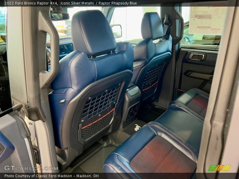 Rear Seat of 2022 Bronco Raptor 4X4