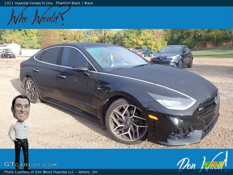 Phantom Black / Black 2021 Hyundai Sonata N Line