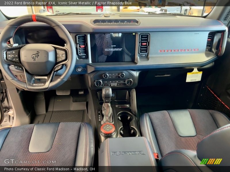  2022 Bronco Raptor 4X4 Raptor Rhapsody Blue Interior
