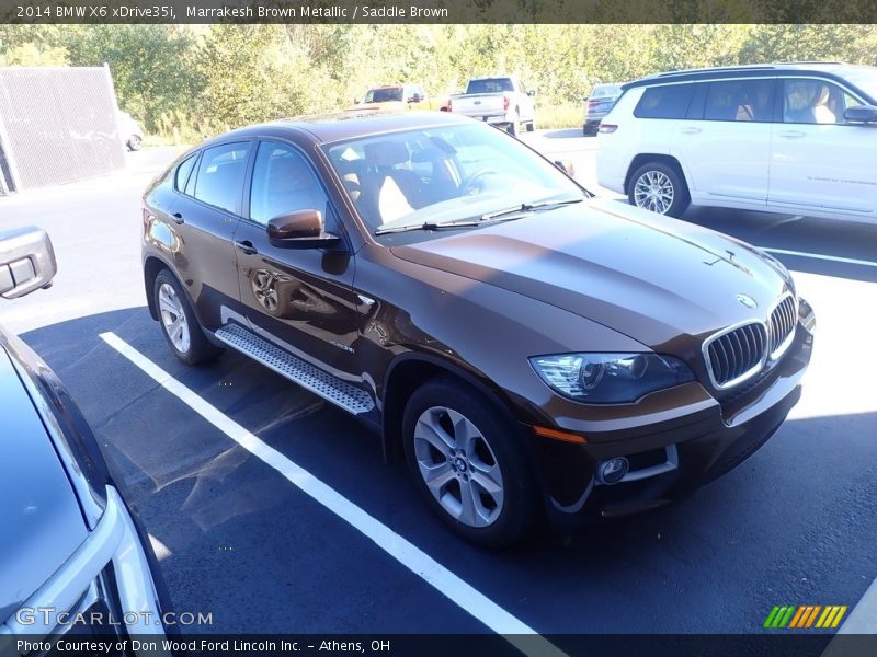 Marrakesh Brown Metallic / Saddle Brown 2014 BMW X6 xDrive35i