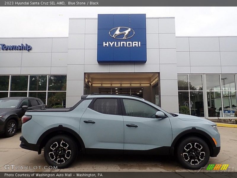 Blue Stone / Black 2023 Hyundai Santa Cruz SEL AWD