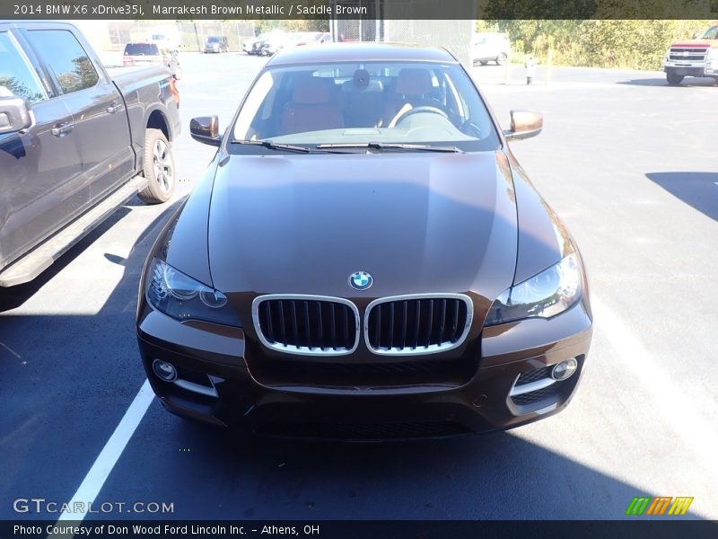 Marrakesh Brown Metallic / Saddle Brown 2014 BMW X6 xDrive35i