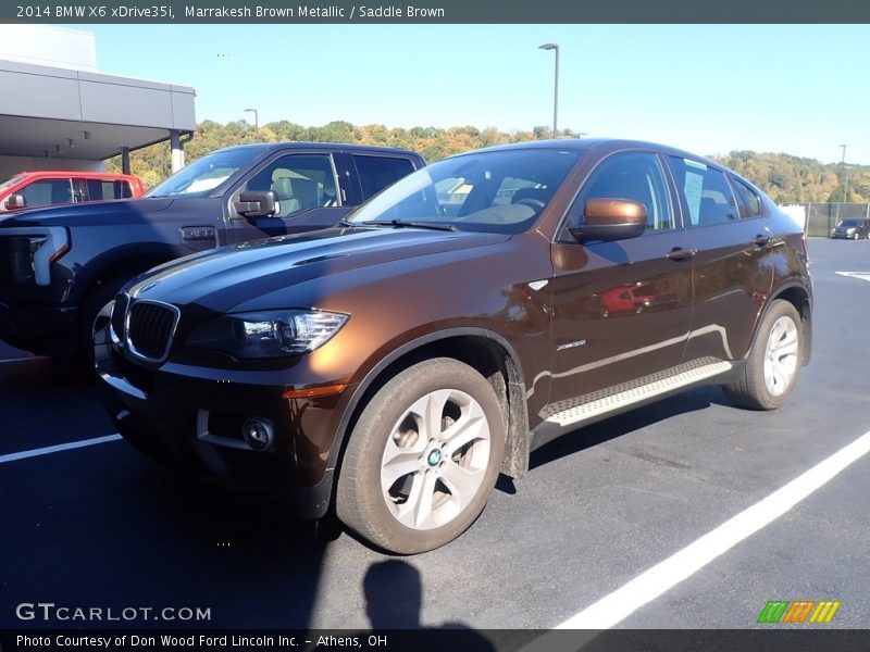 Marrakesh Brown Metallic / Saddle Brown 2014 BMW X6 xDrive35i