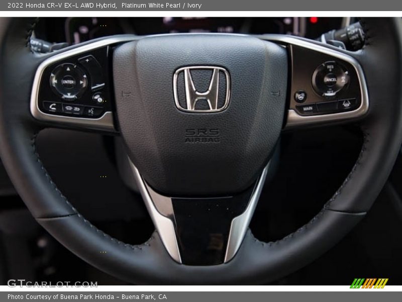 Platinum White Pearl / Ivory 2022 Honda CR-V EX-L AWD Hybrid