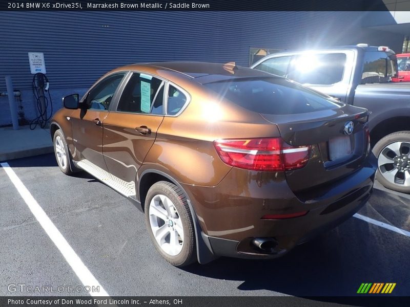 Marrakesh Brown Metallic / Saddle Brown 2014 BMW X6 xDrive35i