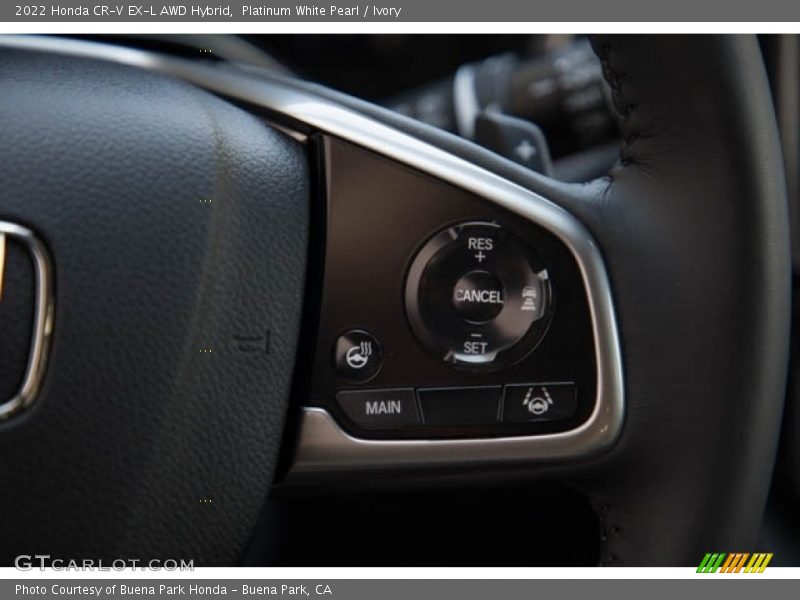 Platinum White Pearl / Ivory 2022 Honda CR-V EX-L AWD Hybrid