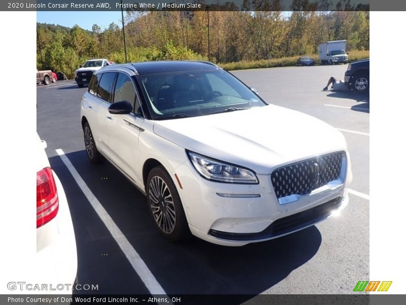Pristine White / Medium Slate 2020 Lincoln Corsair Reserve AWD