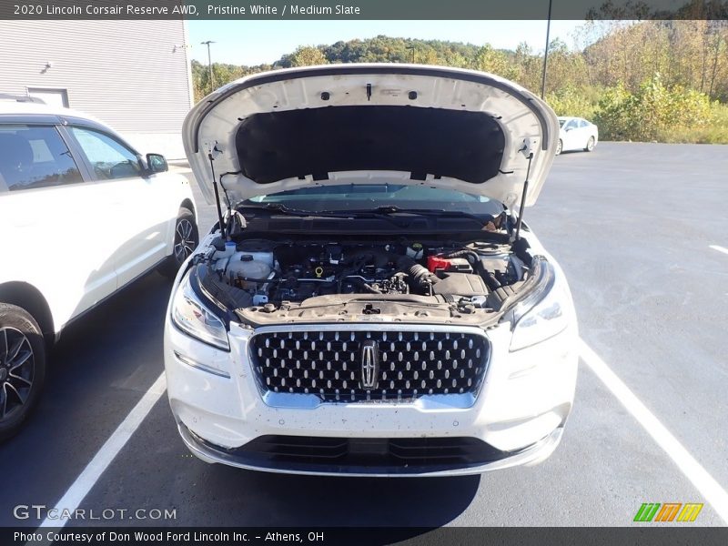 Pristine White / Medium Slate 2020 Lincoln Corsair Reserve AWD
