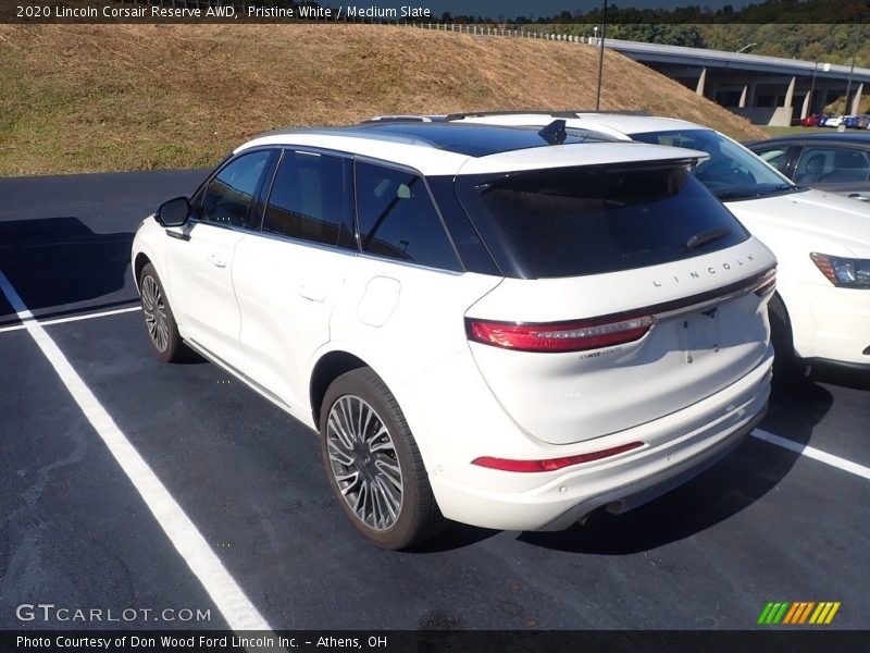 Pristine White / Medium Slate 2020 Lincoln Corsair Reserve AWD