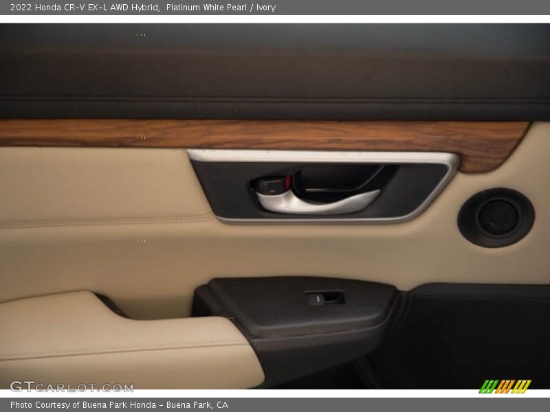 Platinum White Pearl / Ivory 2022 Honda CR-V EX-L AWD Hybrid