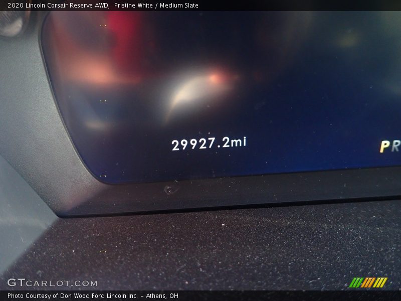 Pristine White / Medium Slate 2020 Lincoln Corsair Reserve AWD