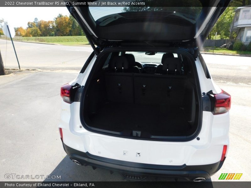 Summit White / Jet Black w/Red Accents 2022 Chevrolet TrailBlazer RS AWD