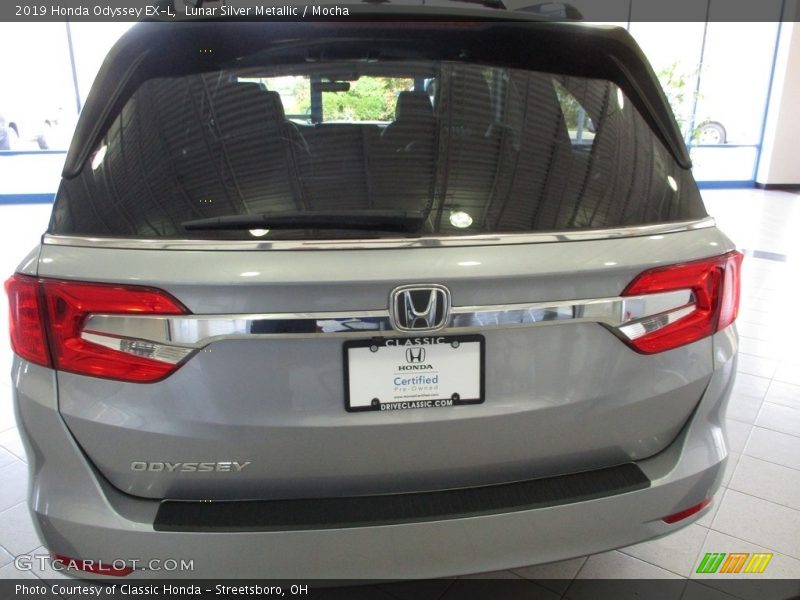 Lunar Silver Metallic / Mocha 2019 Honda Odyssey EX-L
