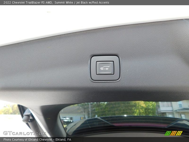 Summit White / Jet Black w/Red Accents 2022 Chevrolet TrailBlazer RS AWD