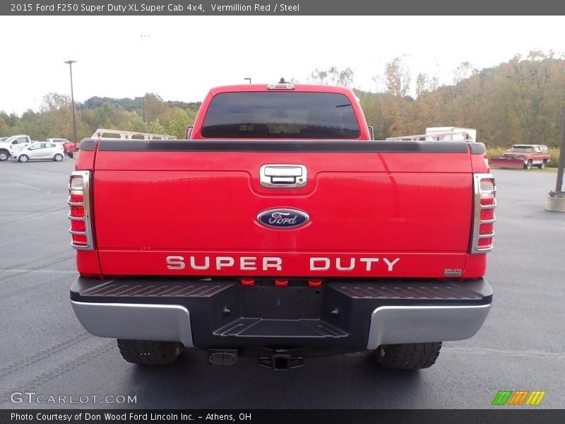 Vermillion Red / Steel 2015 Ford F250 Super Duty XL Super Cab 4x4