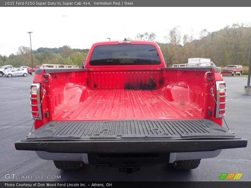 Vermillion Red / Steel 2015 Ford F250 Super Duty XL Super Cab 4x4
