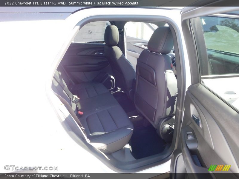Summit White / Jet Black w/Red Accents 2022 Chevrolet TrailBlazer RS AWD