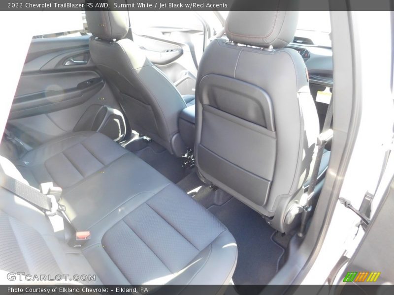 Summit White / Jet Black w/Red Accents 2022 Chevrolet TrailBlazer RS AWD