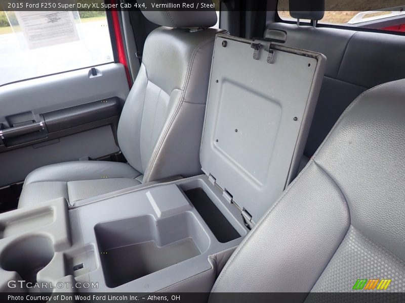 Vermillion Red / Steel 2015 Ford F250 Super Duty XL Super Cab 4x4