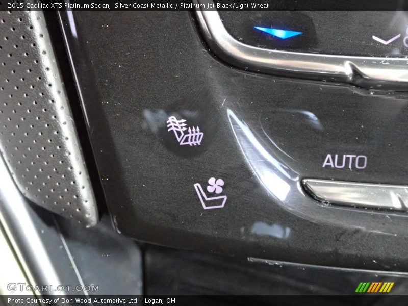 Silver Coast Metallic / Platinum Jet Black/Light Wheat 2015 Cadillac XTS Platinum Sedan