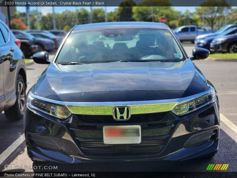 Crystal Black Pearl / Black 2020 Honda Accord LX Sedan