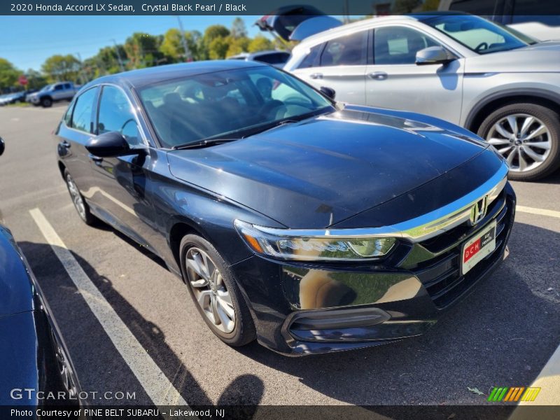 Crystal Black Pearl / Black 2020 Honda Accord LX Sedan
