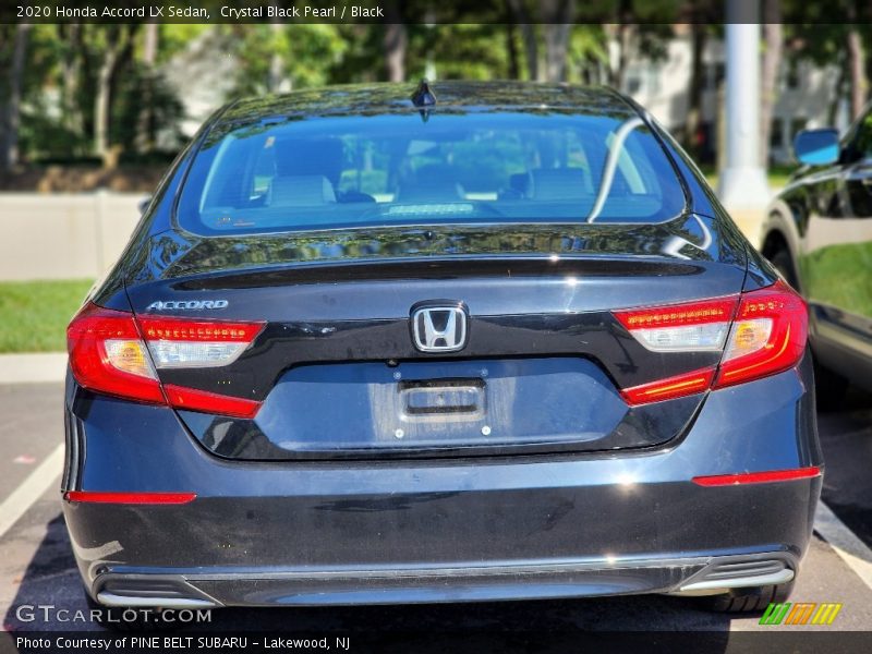 Crystal Black Pearl / Black 2020 Honda Accord LX Sedan