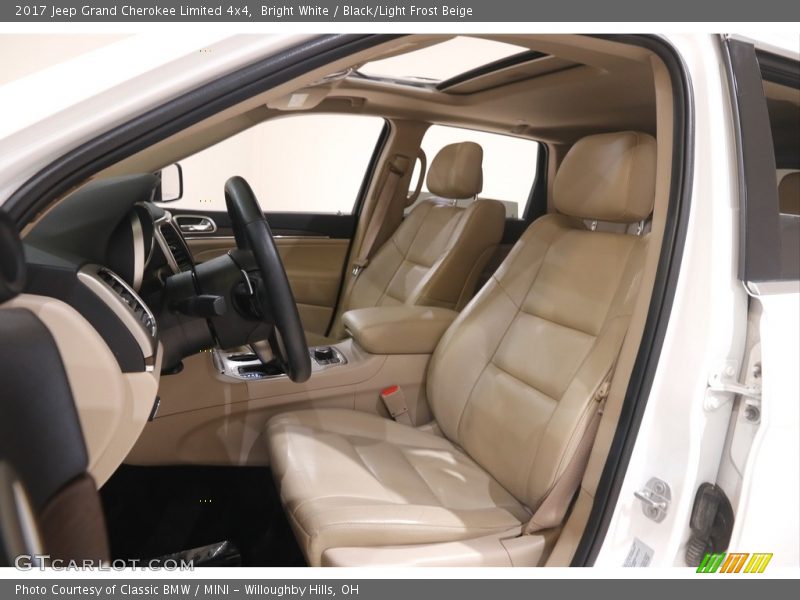 Bright White / Black/Light Frost Beige 2017 Jeep Grand Cherokee Limited 4x4