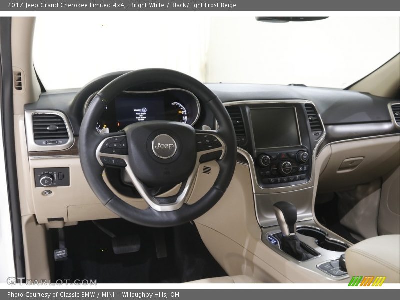 Bright White / Black/Light Frost Beige 2017 Jeep Grand Cherokee Limited 4x4