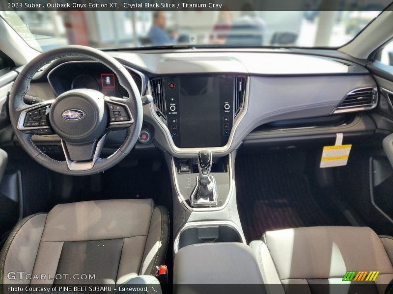 Front Seat of 2023 Outback Onyx Edition XT