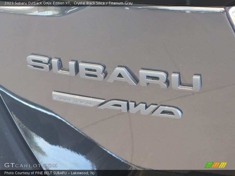 Crystal Black Silica / Titanium Gray 2023 Subaru Outback Onyx Edition XT